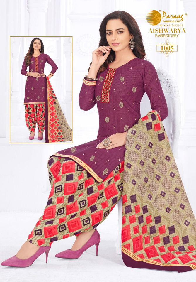 Paraag Aishwarya 1 Cotton Printed Regular Wear Ready Made Regular Wear Dress Collection